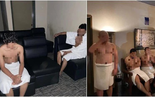 Đột kích cơ sở mát-xa đồng tính, bắt giữ 201 người gồm bác sĩ, giáo viên, sĩ quan