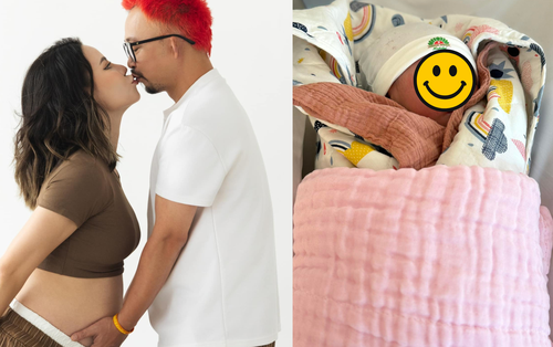 Sao nam Vbiz và vợ vũ công kém 13 tuổi chào đón con đầu lòng