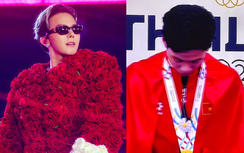 Võ sĩ Việt Nam vừa nhận huy chương vàng tại SEA Games 33 có 1 chi tiết khiến G-DRAGON được "thơm lây"