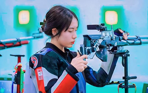 Nữ xạ thủ sinh năm 2003 xinh như mộng đánh bại VĐV Thái Lan giành HCV SEA Games cho Việt Nam