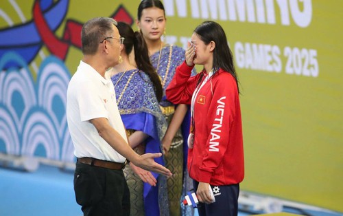 Vụ kình ngư Võ Thị Mỹ Tiên bật khóc ở SEA Games sau khi gặp lãnh đạo, Đoàn thể thao Việt Nam lên tiếng