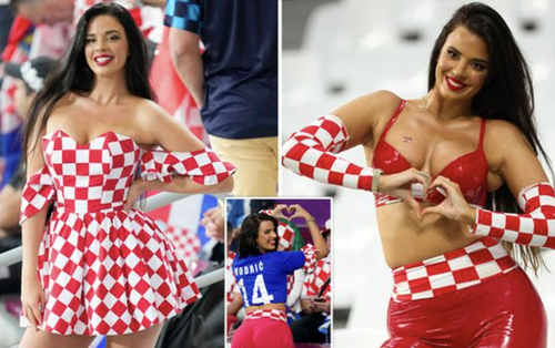 Hoa hậu thích mặc hở hang bị chặn ở World Cup