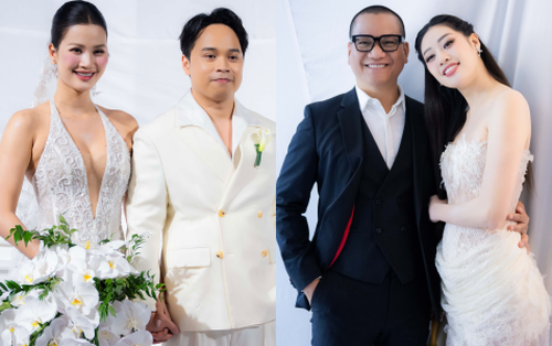 Đám cưới Hương Ly tại Hà Nội: Cô dâu che bụng lùm lùm, Hoa hậu Khánh Vân và dàn mỹ nhân đổ bộ