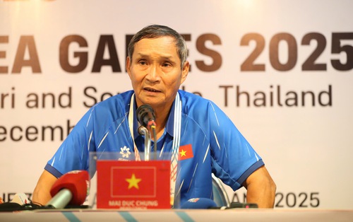 Tuyển Việt Nam mất penalty tại SEA Games, HLV Mai Đức Chung bức xúc: Trọng tài không công bằng