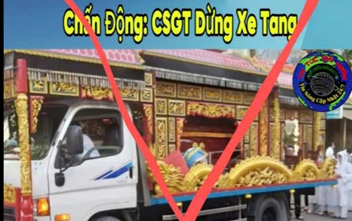 Vụ "CSGT dừng xe tang, bé gái chui ra từ quan tài": Xác minh người đăng tải, động cơ và mục đích