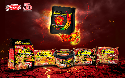 Halloween 2025: Bùng vị cay max level với mì “SiuKay ớt ma” phiên bản giới hạn