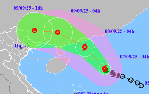 Bão số 7 giật lên cấp 11, dự báo tiếp tục mạnh thêm