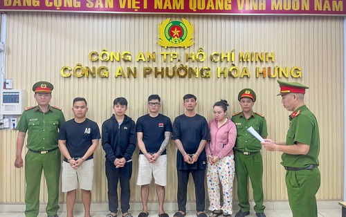 Tạm giữ khẩn cấp nhóm đối tượng náo loạn khu phố tại TP.HCM