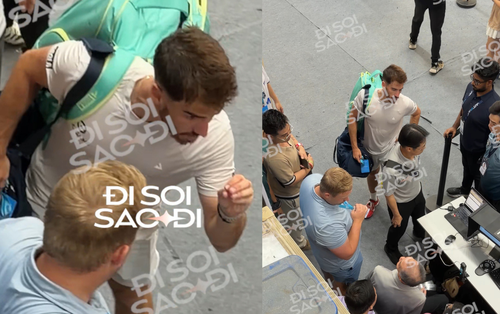 Độc quyền: Bắt gặp tay vợt top 2 thế giới Staksrud tranh luận cực gắt với tổ VAR sau trận thua Vinh Hiển