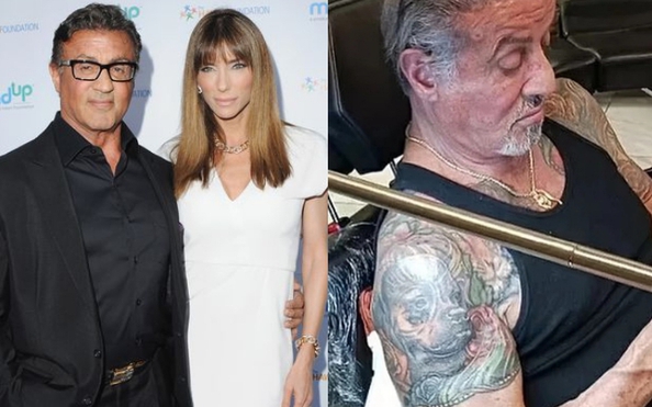 JENNIFER FLAVIN: tin tức Mới nhất Sylvester Stallone bị vợ đệ đơn ly hôn do  xăm hình thú cưng đè lên hình xăm mặt vợ - Đọc tin tuc tại Kenh14.vn -