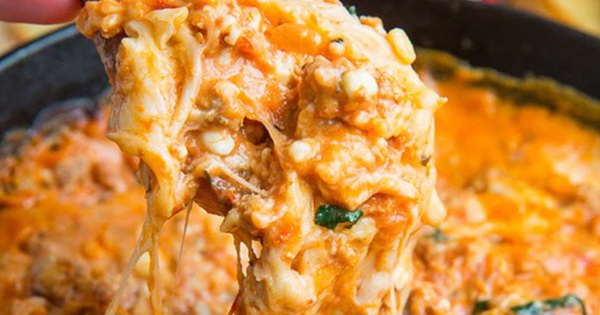 Béo ngậy và ngon tuyệt với bánh mì nhồi lasagna