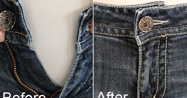 cách sửa quần jean bị chật bụng