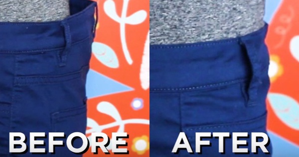 Quần jeans rộng bụng sẽ vừa in ngay chỉ với vài thao tác đơn giản