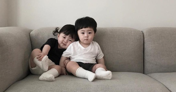 ảnh cặp đôi trẻ con đáng yêu