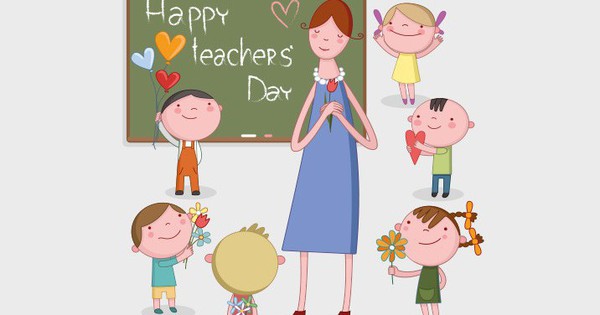 Inspirational 55 Teachers Day Card Front Page