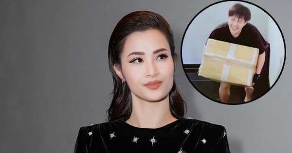 Nhìn Ông Cao Thắng chật vật bê thùng album ''khủng'', Đông Nhi ''hả hê'' nhưng không quên dành lời động viên ngọt ngào