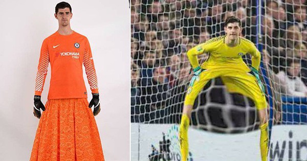 Chết cười trước ảnh chế thủ môn Courtois bị Messi 