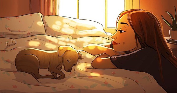 Bộ ảnh: Đôi khi điều bạn cần để có cuộc sống hạnh phúc chẳng phải điều gì cao sang mà chỉ là một chú chó