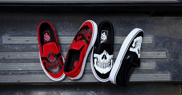Cực ngầu cùng họa tiết Skull Cap từ VANS JAWBONES