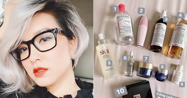 Bà mẹ 1 con đầu tư vào các sản phẩm chăm sóc da như ở spa và nhận được kết quả đáng ngưỡng mộ