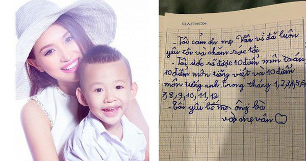 Lỡ viết hai chữ ''bố mẹ'' rồi lại gạch đi vì nhận ra một điều - nhật ký của con trai Vân Hugo khiến nhiều người cảm động