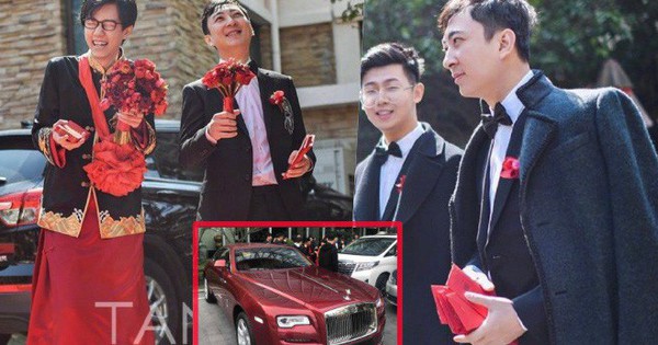 Đám cưới hot nhất hôm nay: Thiếu gia giàu nhất Trung Quốc làm phù rể, tặng ''nóng'' cô dâu chú rể 1 chiếc Roll Royce