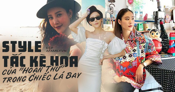 Trái với tạo hình cong cớn trong “Chiếc Lá Bay”, Rong “Hoạn Thư” ngoài đời dịu dàng hết sức với style nhìn là yêu