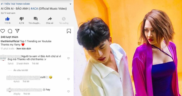 Nam chính MV Bảo Anh vội khoe thành tích Top 1 Trending, ai ngờ bị fan vào cà khịa là ''nhận vơ'' phải xoá ngay lập tức