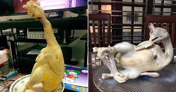 Loạt tác phẩm gà cúng trước thềm Festival âm lịch: Xem chừng có nhiều người Tết này mất vui chỉ vì một con gà rồi!