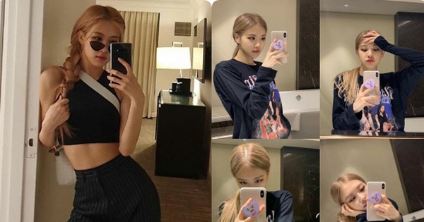 Học lỏm cả tá bí kíp selfie thượng thừa từ cô nàng Rosé (Black Pink), chỉ chụp ảnh trước gương mà vẫn đẹp rụng rời
