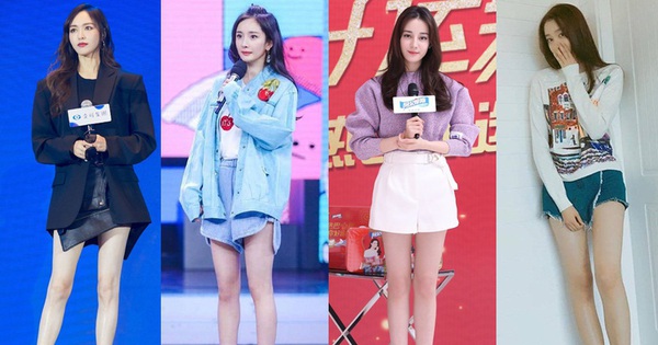 Chân dài nuột nhưng Dương Mịch, Đường Yên vẫn có lúc thua đau trước Nhiệt Ba, Quan Hiểu Đồng khi diện đồ kén dáng