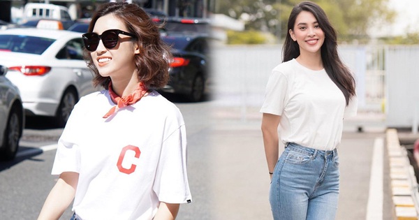 10 cách mix áo phông vừa đẹp vừa mát như sao Việt, toàn kiểu đơn giản mà nàng nào cũng có thể học theo