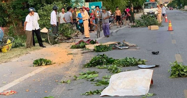 Xe tải chở đất tông 3 người phụ nữ đi xe đạp, 1 người chết, 2 người bị thương