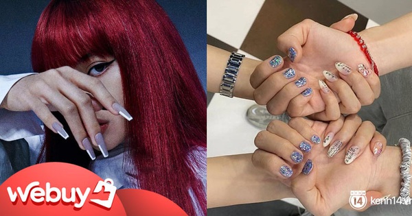 Đi đâu cũng gặp “nail Black Pink”, đỉnh nhất là mẫu nail vuông lì giống Lisa nàng nào cũng muốn bắt chước