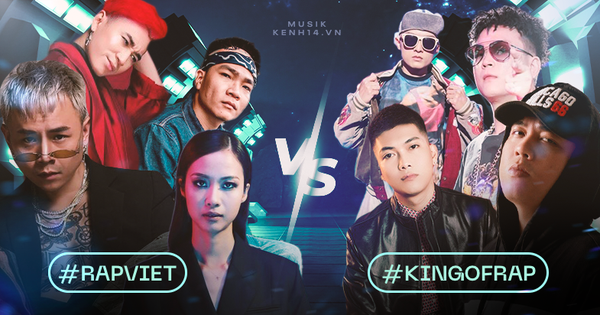 Rap Việt và King Of Rap đối đầu gay gắt ngay từ dàn HLV, hội tụ những nhân vật ''máu mặt'' nhất của cộng đồng Hiphop tại Việt Nam