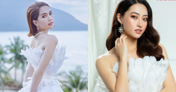 Cùng 1 bộ váy: Ngọc Trinh bỗng kém đẹp so với Lương Thùy Linh vì vóc dáng gầy gò, trơ xương thiếu sức sống