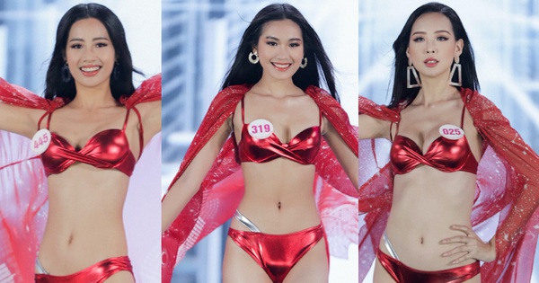 'Bỏng mắt' ngắm Top 22 Hoa hậu Việt Nam trình diễn bikini: Body đỉnh cao, 'bạn gái Đoàn Văn Hậu' sáng bừng khung hình