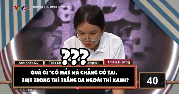 Quả gì "có mắt mà chẳng có tai, thịt trong thì trắng da ngoài thì ...