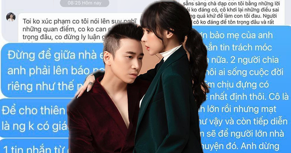Rầm rộ loạt tin nhắn bạn gái cũ đối chất cực căng với mẹ Karik giữa drama, người trong cuộc nói gì?