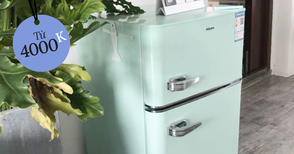 Tủ lạnh mini nội địa Trung style retro siêu xinh đang hot