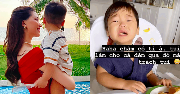Mới sáng ra quý tử nhà Hoà Minzy đã khóc tức tưởi để ăn vạ vì 1 lý do và đây là cách xử lý cao tay của mẹ bỉm - Vimarsana News