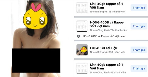 Đáng lên án: Hàng loạt group share kho ảnh nóng 40GB mọc lên như nấm, "rapper số 1 Việt Nam" chễm chệ ngay tên group - Vimarsana News