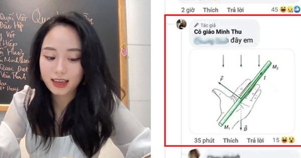 Cô giáo Minh Thu dính phốt sai kiến thức cơ bản: Giáo viên Lý nhưng không phân biệt được quy tắc bàn tay trái và bàn tay phải - Vimarsana News