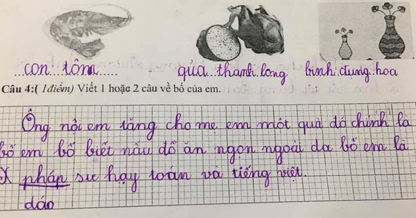 Cô nhóc làm bài văn tả bố, đang viết dở nghề nghiệp bỗng xóa vội khiến chị gái kêu lên: Không biết ai bày cho nữa! - Vimarsana News