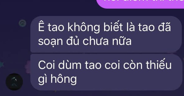 Nam sinh nhờ bạn thân check hộ đồ dùng trước giờ thi đại học, ai ngờ bị trả treo 1 câu mà tức anh ách - Vimarsana News
