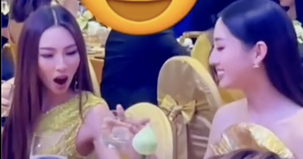 Hoa hậu Thuỳ Tiên nắm thóp được Lương Thuỳ Linh có hành động “gian dối” trên bàn tiệc, dễ mà qua mặt được chị à?