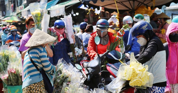 
                                    ẢNH: Chợ hoa lớn nhất Sài Gòn 'thất thủ', người dân chen nhau chật cứng mọi lối đi mua hoa giá rẻ trưa 29 Tết