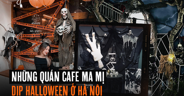 Những quán cà phê tràn ngập không khí Halloween ở Hà Nội