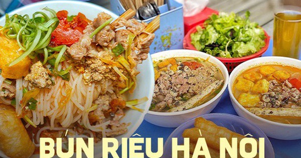 Những hàng bún riêu lâu đời, ngon nổi tiếng ở Hà Nội