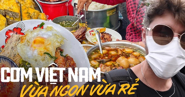 Du khách nước ngoài thích thú với những loại thức ăn đi kèm cơm tấm, gọi 8 món chỉ hết 180k